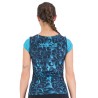Damen T-Shirt Karpos Loma Print W Jersey Blaues Atoll - Sky Captain